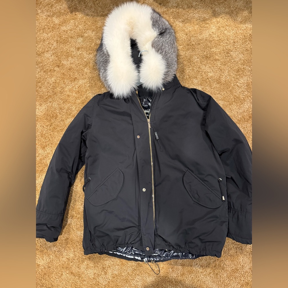 GORSKI Apres Ski Montreal Parka Coat Fur Trim Hood  Goose Down Detachable Vest - Picture 2 of 16